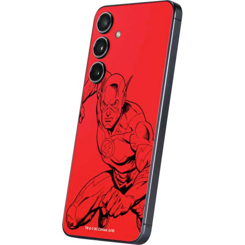 DC Comics The Flash Comic Pop Galaxy S25 Skin